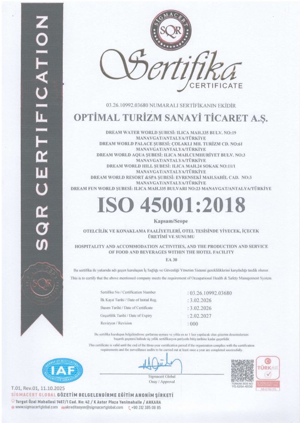 Arbeitsschutz-Managementsystem ISO 45001:2018 Zertifikat